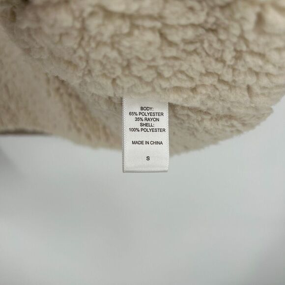 KOOLABURRA By UGG Brown Cream Sherpa Super Soft Open Cardigan Sweater Size Small - Picture 6 of 6